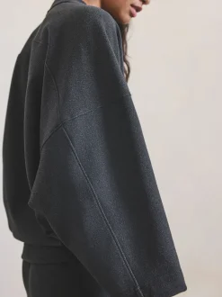 Grey N.Premium Brushed Wide Sweatshirt