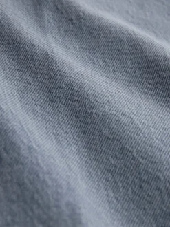 Grey Patch Pocket Wide Leg Jeans
