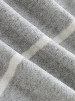 Grey Stripe Cosy Long Sleeve Pyjamas