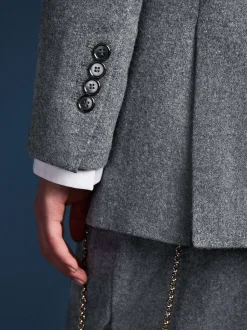 Grey Tabitha Simmons X Next Wool Blend Double Breasted Blazer