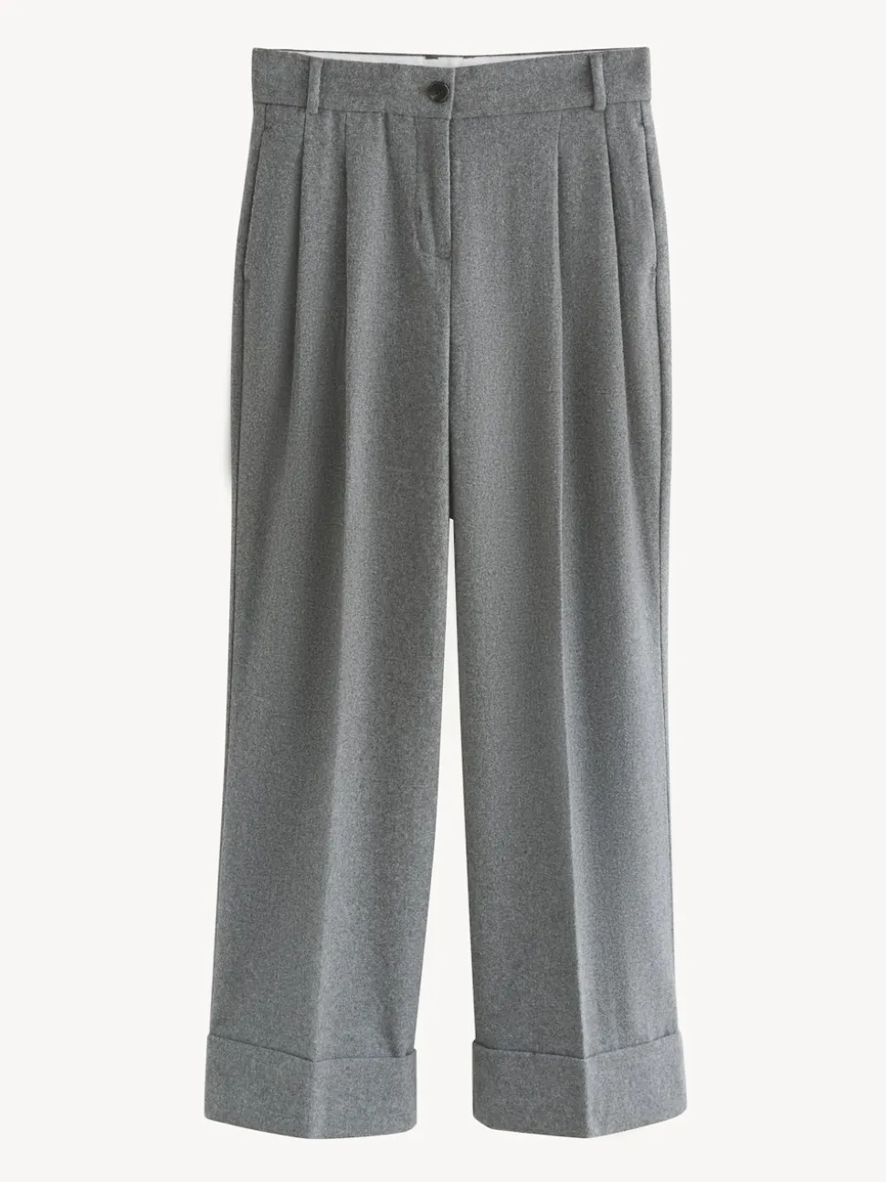 Grey Tabitha Simmons X Next Wool Blend Wide Leg Trousers