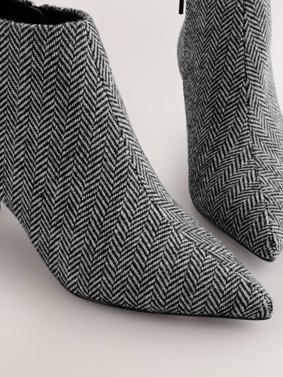 Grey Tweed Forever Comfort® Kitten Heel Ankle Boots