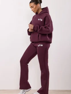 Gym King Red Inspire Flared Joggers