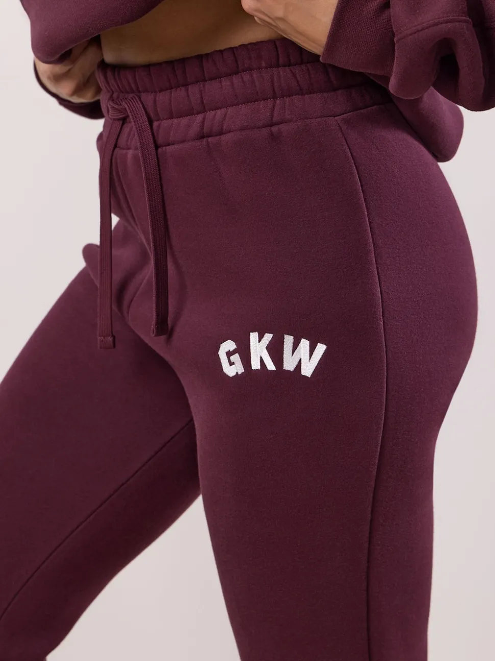 Gym King Red Inspire Flared Joggers