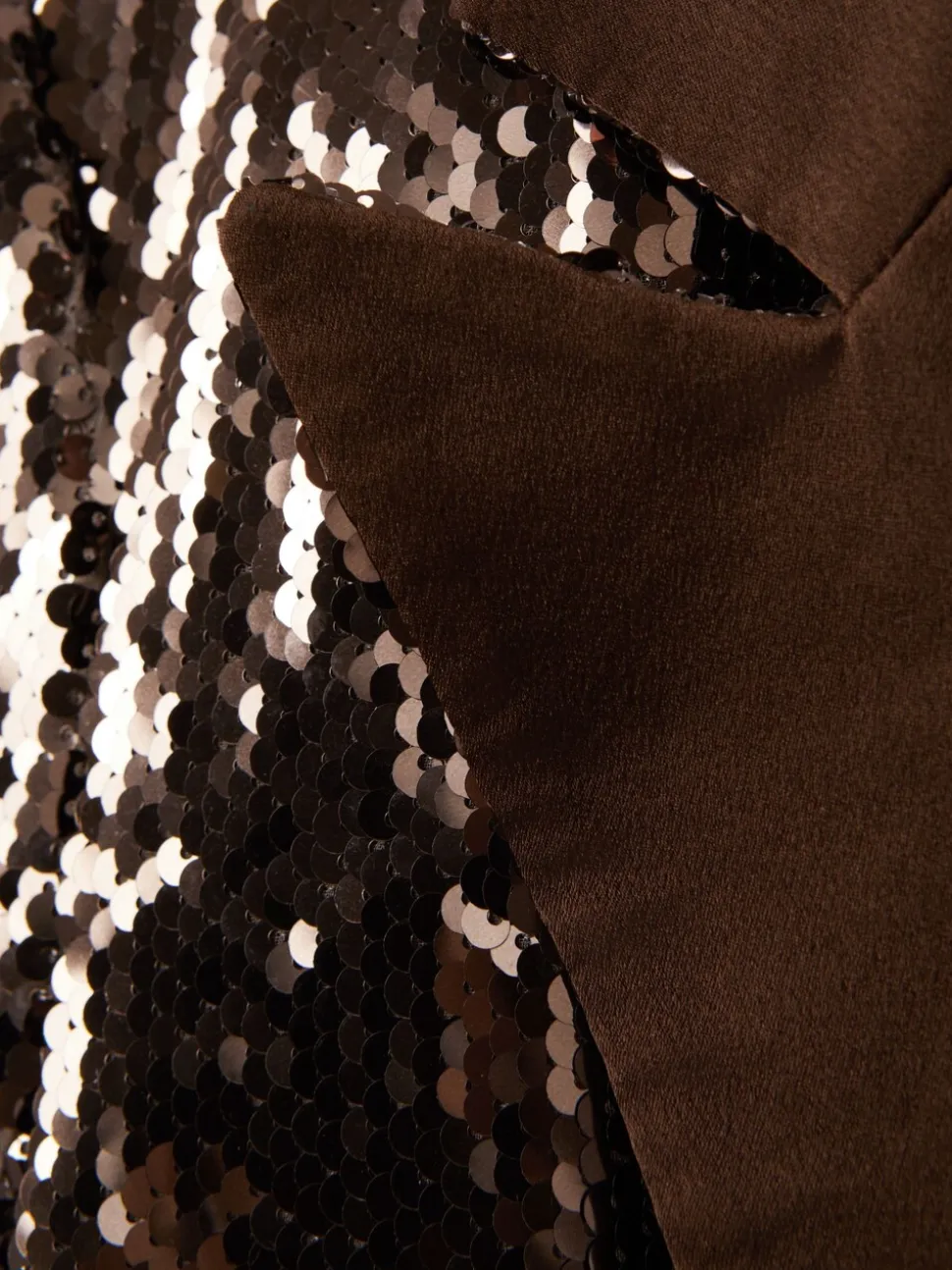 Halston Tailored Sequin Single Breasted Blazer