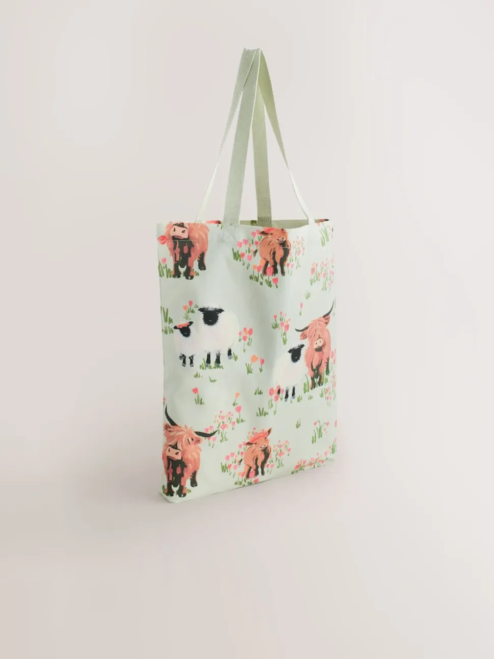 Hamish Highland Cow Cotton Shopper Bag