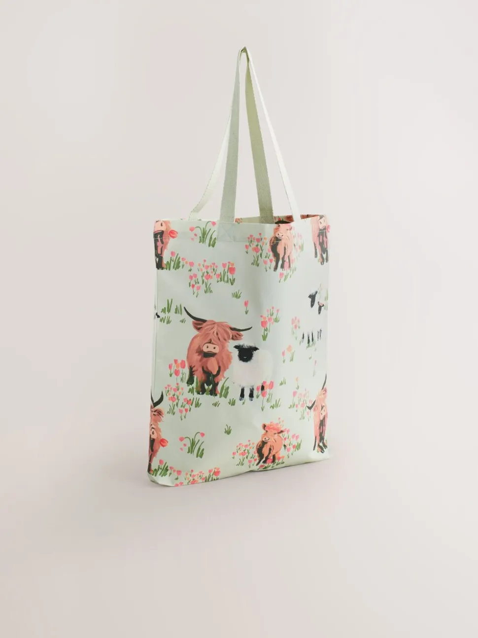 Hamish Highland Cow Cotton Shopper Bag