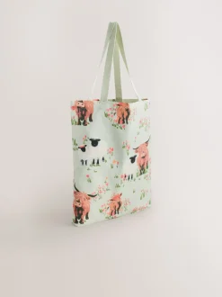 Hamish Highland Cow Cotton Shopper Bag