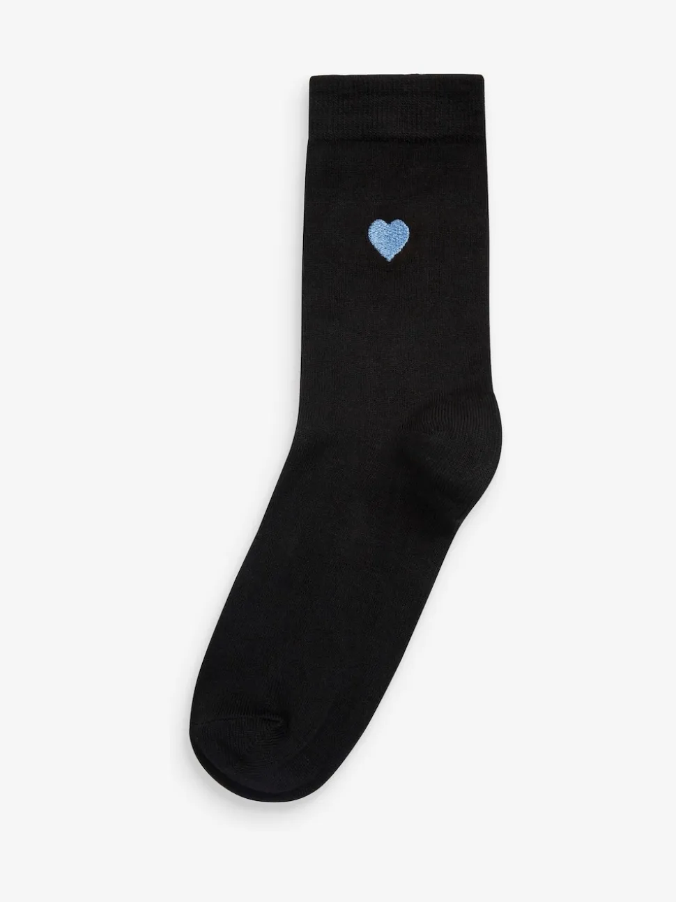 Heart Embroidered Motif Ankle Socks 5 Pack