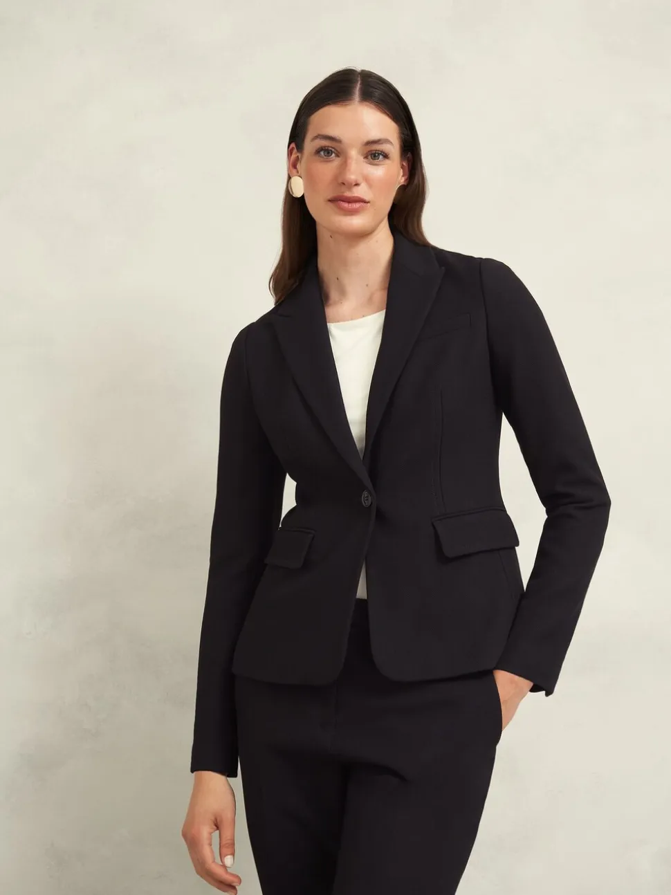 Hobbs Black Petite Mia Jacket