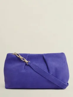 Hobbs Blue Clifton Clutch