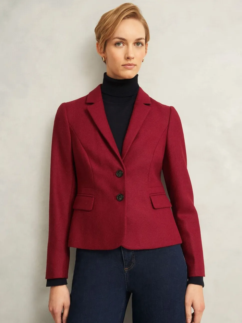 Hobbs Red Hackness Jacket
