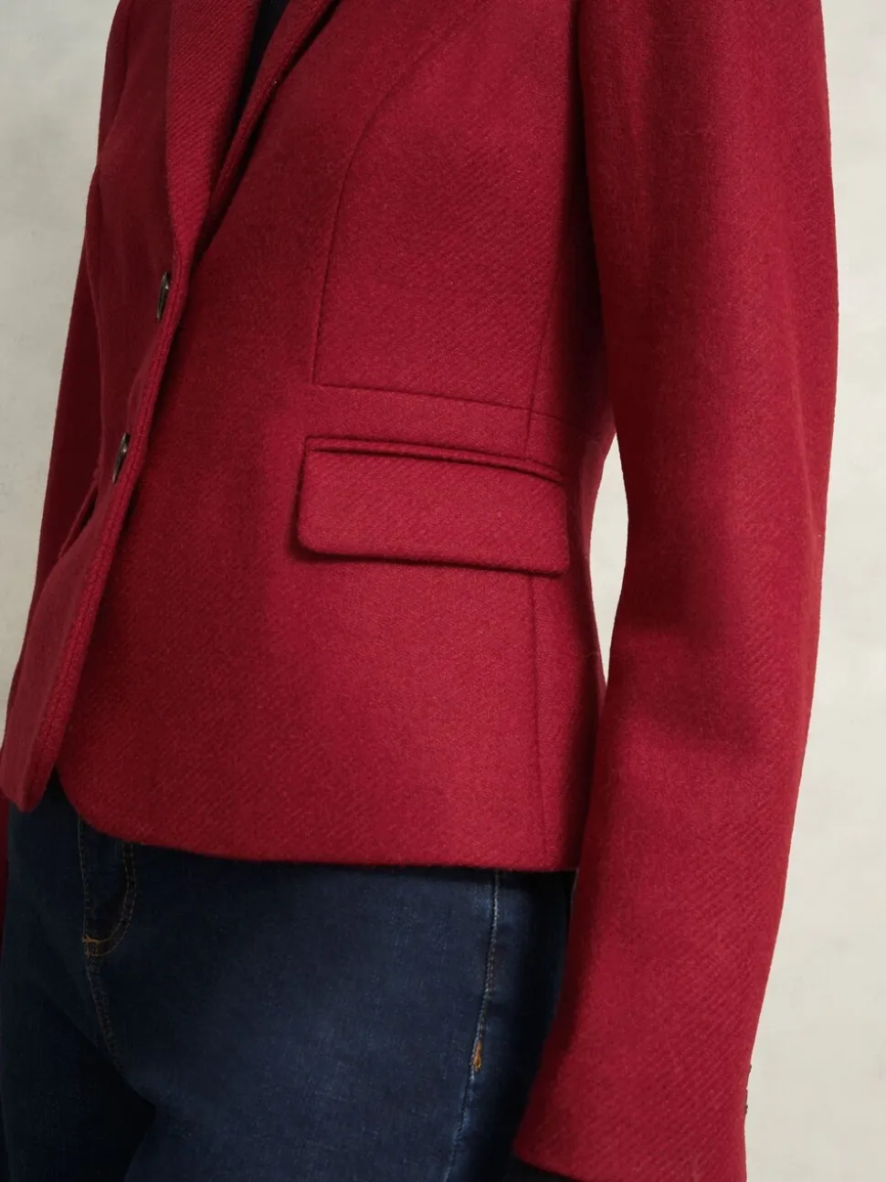Hobbs Red Hackness Jacket