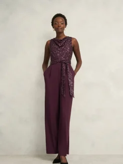 Hobbs Red Zuri Jumpsuit