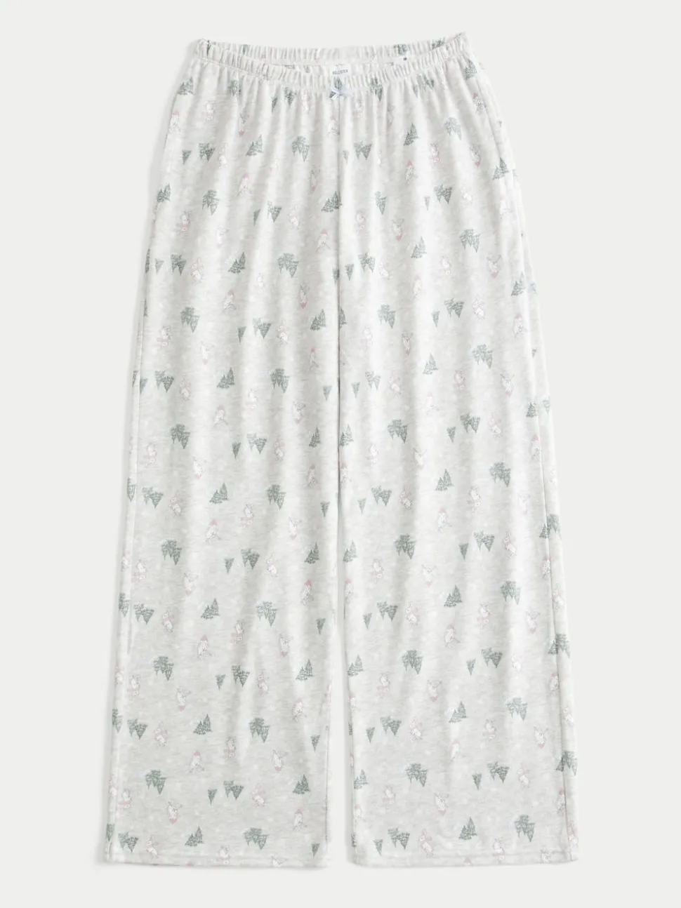 Hollister Cosy Wide leg White Pyjamas Bottoms