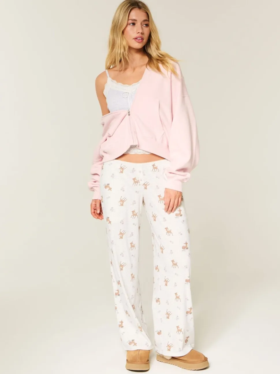 Hollister Low Rise Cosy Pointelle Pyjamas Bottoms