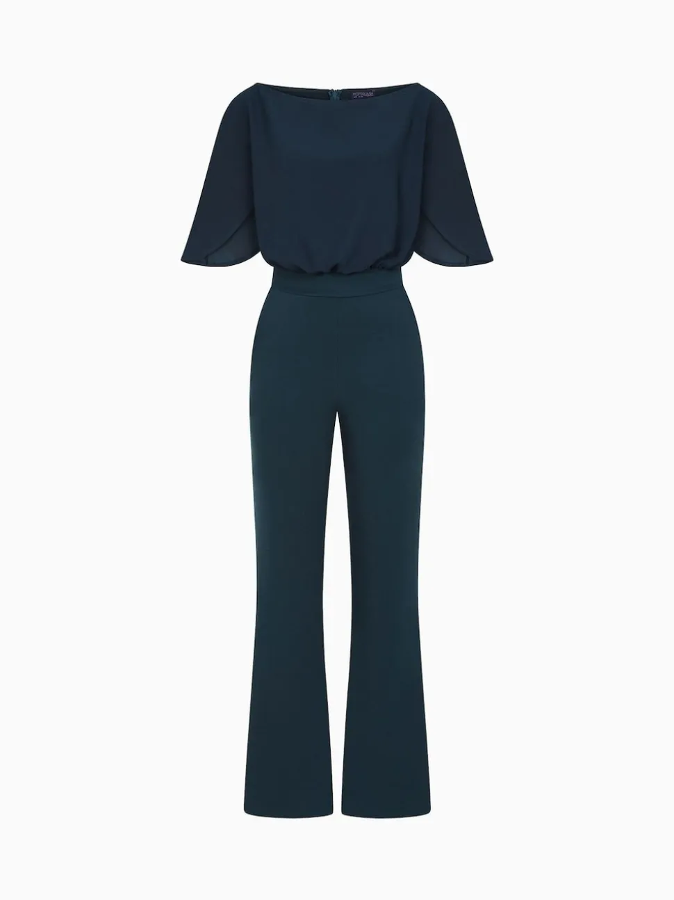 Hot Squash Blue Drop Shoulder Jumpsuit