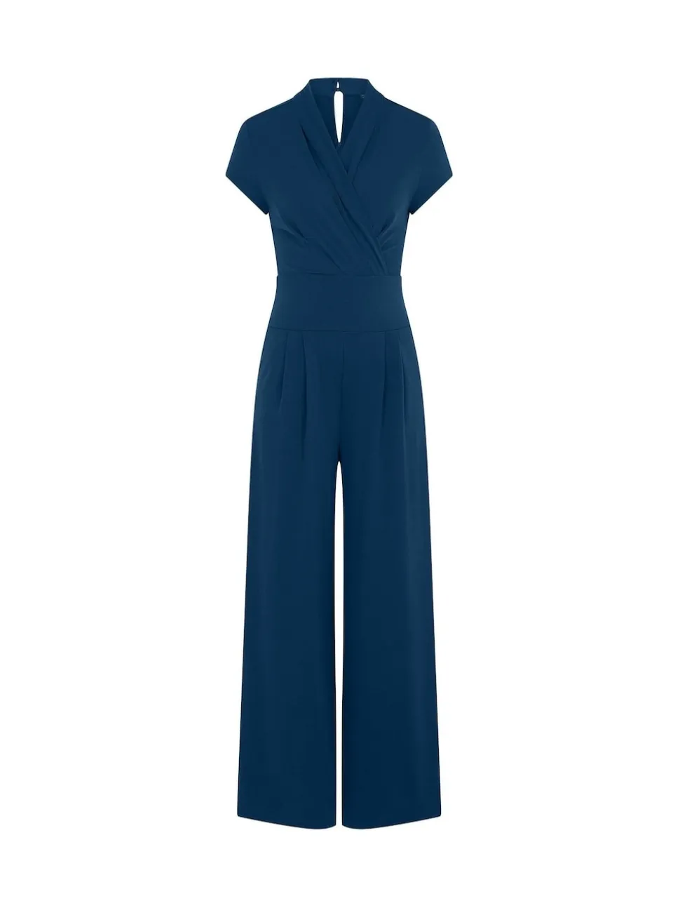 Hot Squash Petite Blue Wide Leg Jumpsuit
