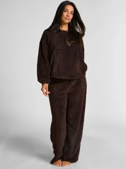 Hunkemoller Longsleeved Fluffy Brown Fleece