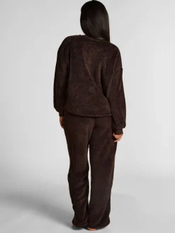 Hunkemoller Longsleeved Fluffy Brown Fleece