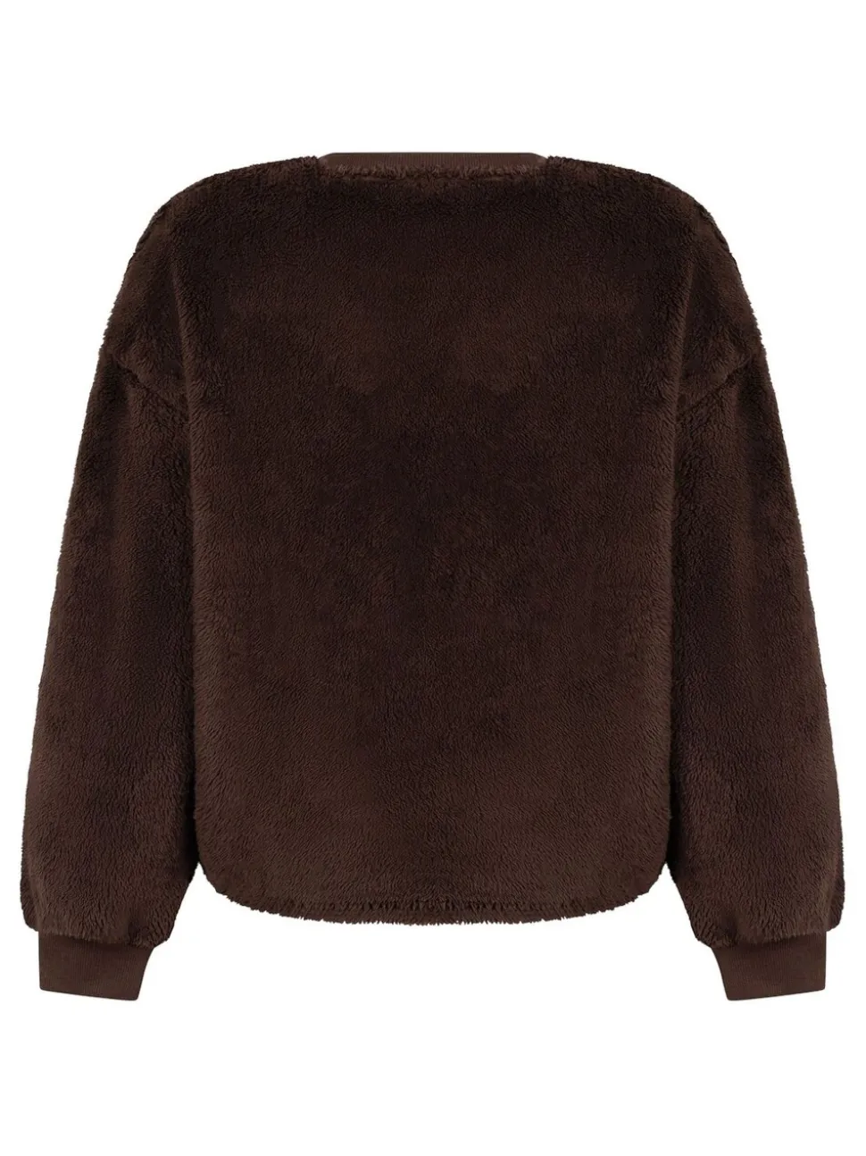 Hunkemoller Longsleeved Fluffy Brown Fleece