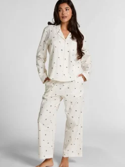 Hunkemoller Mistletoe Pyjamas White Joggers