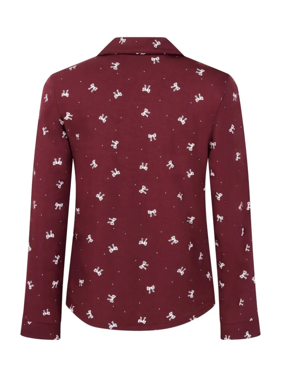 Hunkemoller Red Essential Jersey Long-Sleeved Jacket