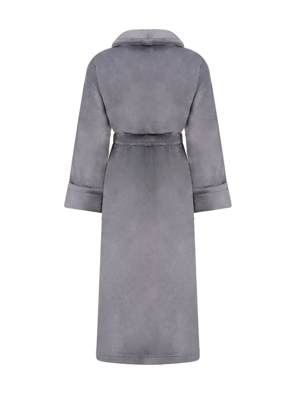 Hunkemoller Soft Fleece Grey Bathrobe