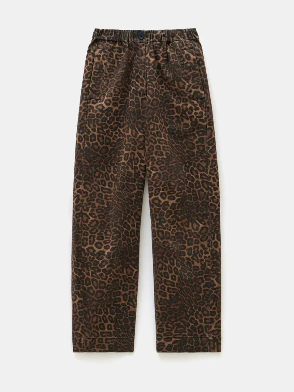 Hush Animal Print Jack Barrel Leg Pull On Trousers