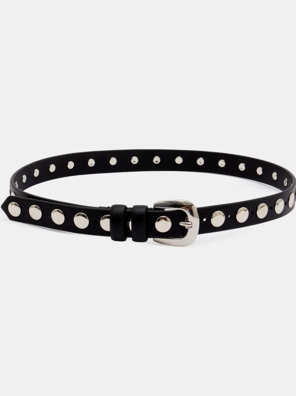 Hush Black Seren Studded Leather Belt