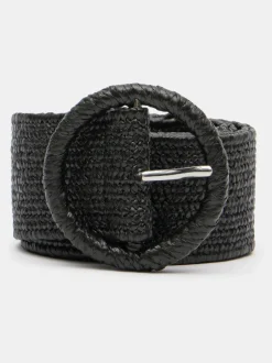 Hush Black Wrenley Woven Belt