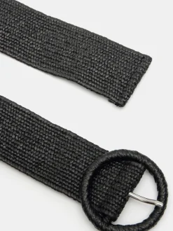 Hush Black Wrenley Woven Belt