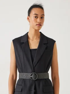 Hush Black Wrenley Woven Belt
