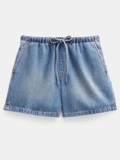 Hush Blue Betty Pull On Denim Shorts