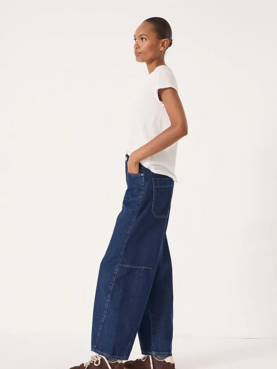Hush Blue Bree Barrel Leg Jeans