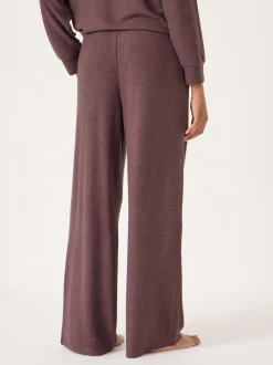 Hush Brown Elle Supersoft Wide Leg Joggers