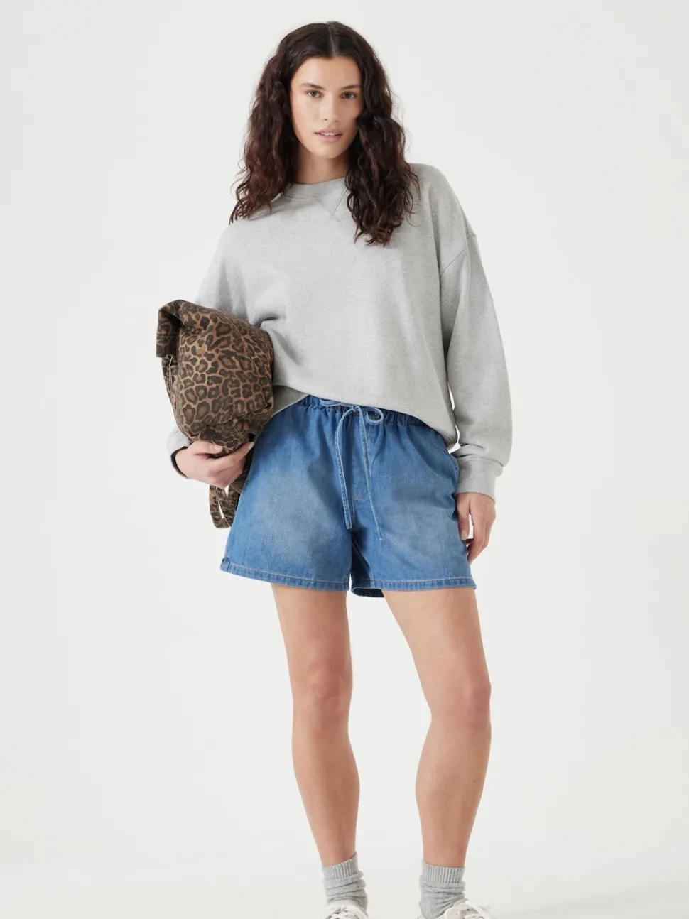 Hush Denim Blue Betty Pull On Denim Shorts