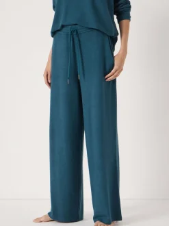 Hush Green Elle Supersoft Wide Leg Joggers