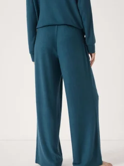 Hush Green Elle Supersoft Wide Leg Joggers