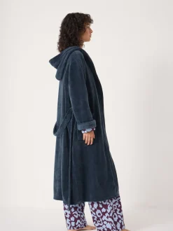 Hush Green Fluffy Hooded Dressing Gown