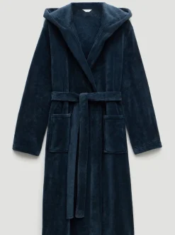 Hush Green Fluffy Hooded Dressing Gown