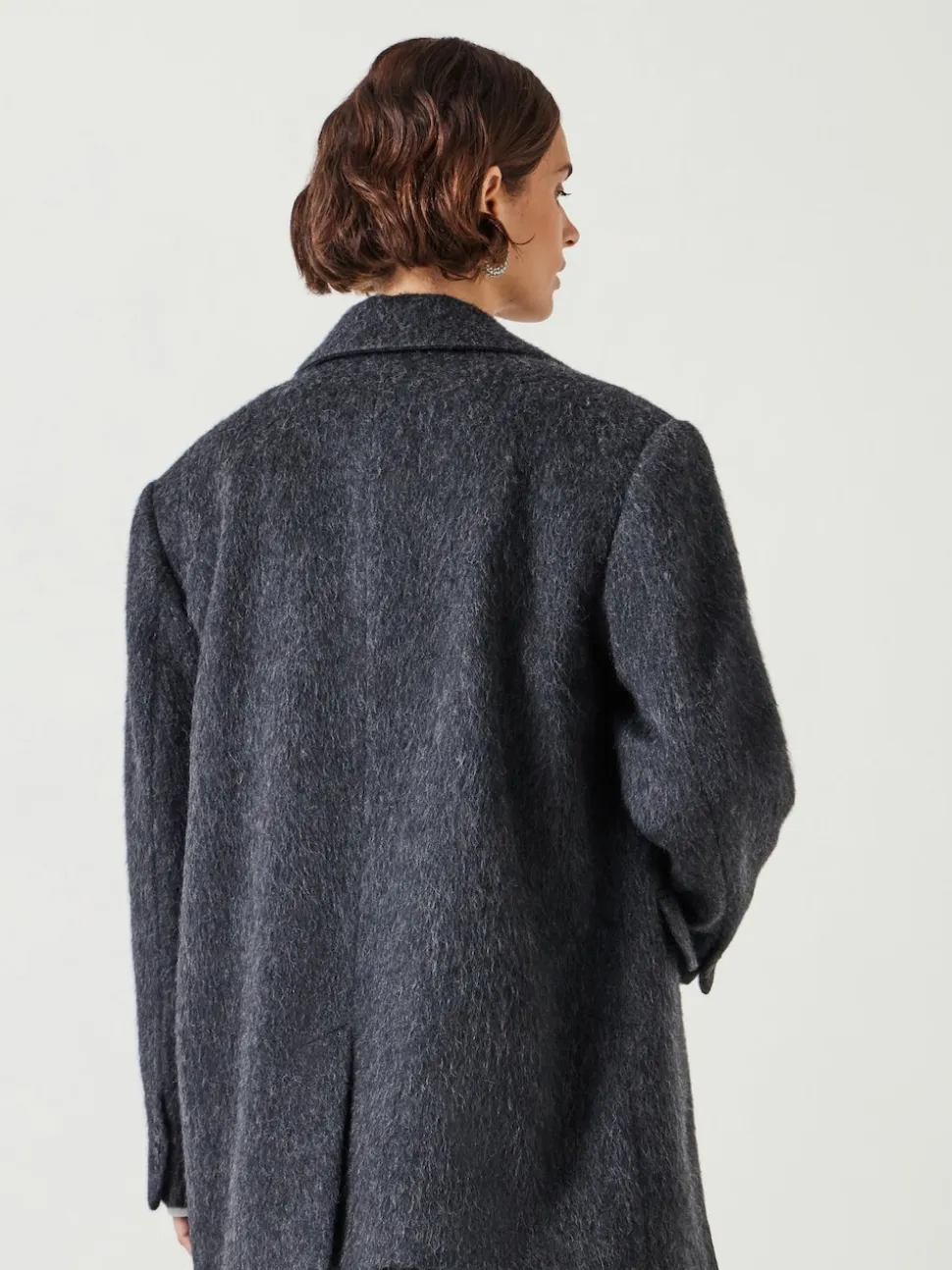 Hush Grey Black Jayde Italian Wool Blazer