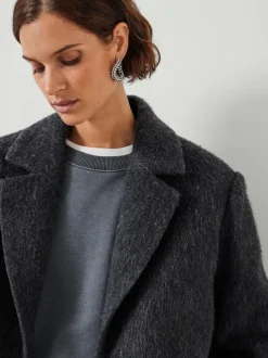 Hush Grey Black Jayde Italian Wool Blazer