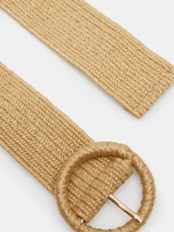 Hush Natural Wrenley Woven Belt