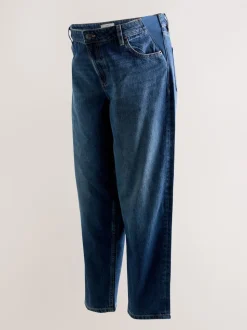 Indigo Maternity Barrel Denim Jeans