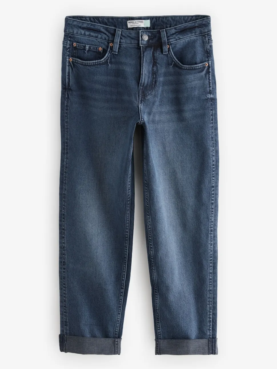 Inky Blue Boyfriend Jeans