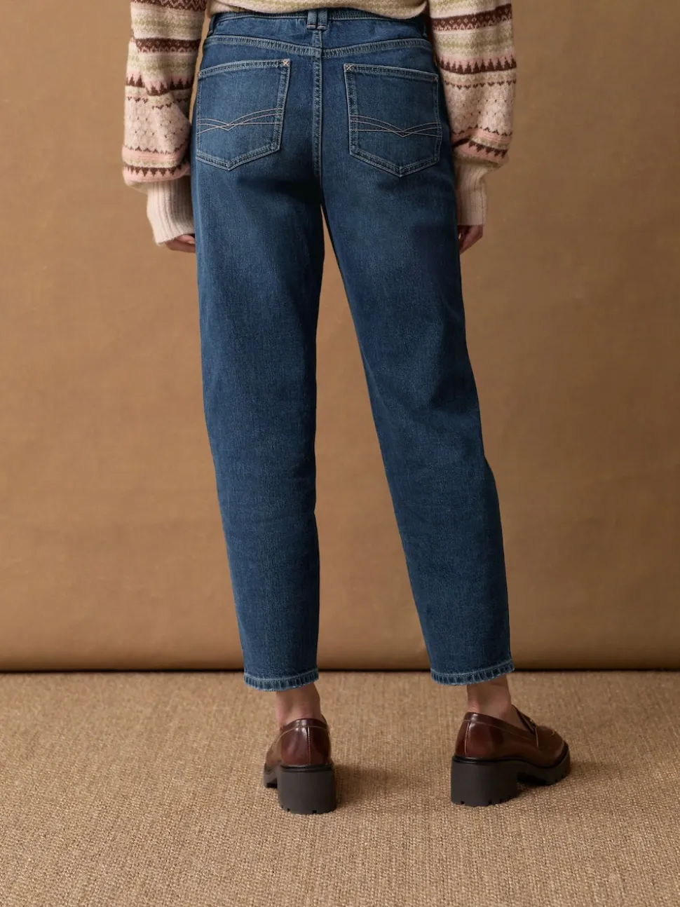 Inky Blue Mom Comfort Stretch Jeans