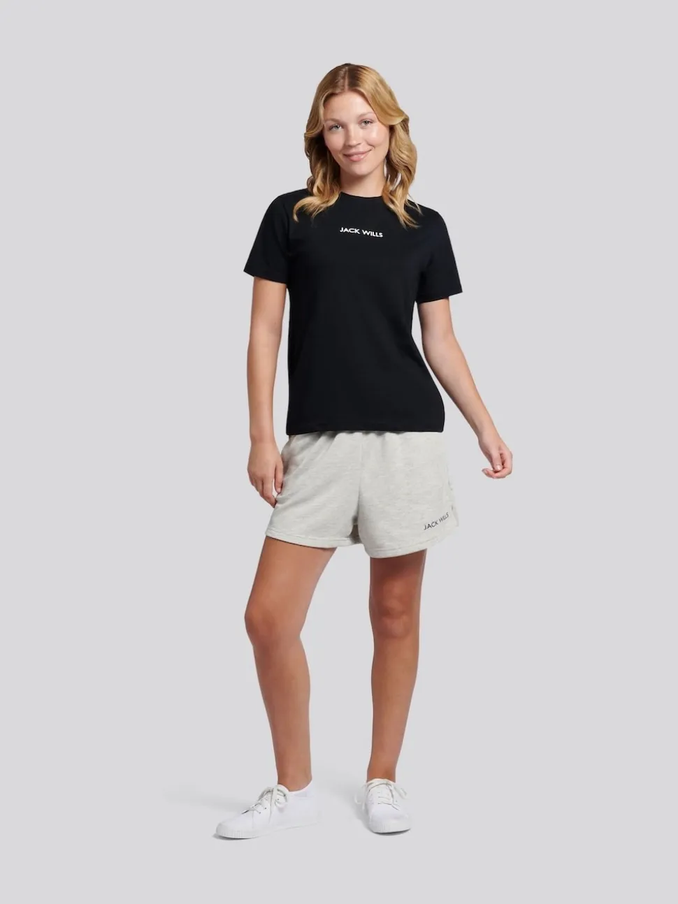 Jack Wills Light Ash Marl Stuckton LB Shorts