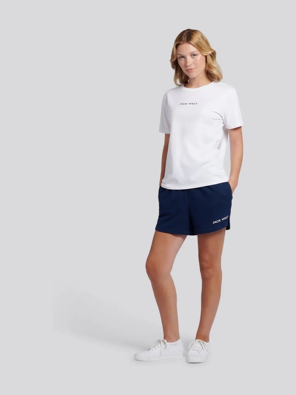 Jack Wills Navy Blue Stuckton LB Shorts