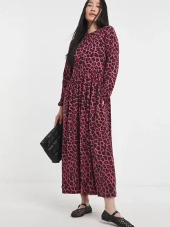 JD Williams Animal Supersoft Jersey Midi Smock Dress